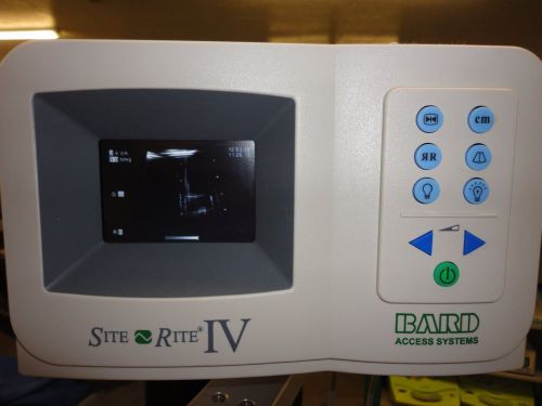 Bard access systems site rite iv / 4 ultrasound, adapter, battery for sale