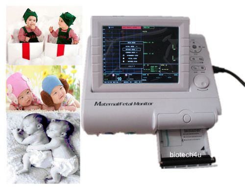 Contec cms 800f maternal/fetal patient monitor fhr+toco+ecg+nibp+spo2 for sale
