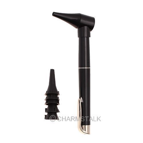 Diagnostic Penlight Otoscope Pen Style Light For Ear Nose Throat Clinical Black