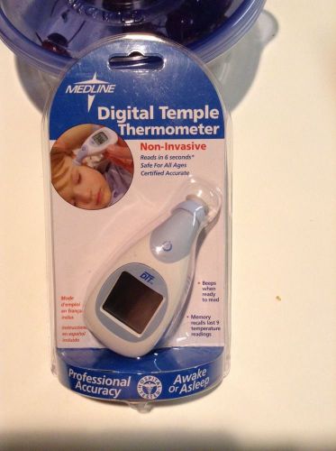 Medline Digital Temple Thermometer Non Invasive, Brand New, 920900