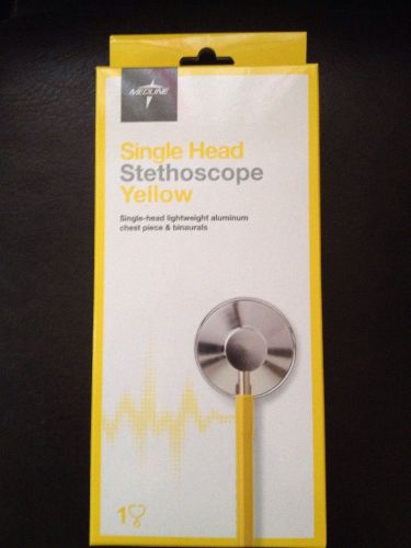 Medline Single-Head Stethoscope LATEX FREE &amp; FREE SHIPPING! NEW IN BOX!!
