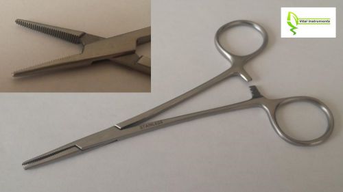 Halsted Mosquito Hemostat Micro Forceps 5&#034; STRAIGHT Locking Surgical Dental Vet