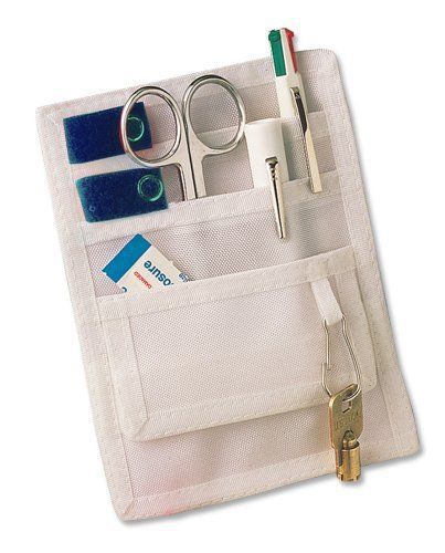 Adc pocket pal ii organizer  white with royal blue velcro for sale