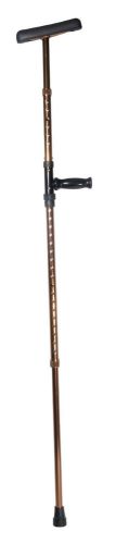 Drive Medical Universal Folding Crutch, Bronze