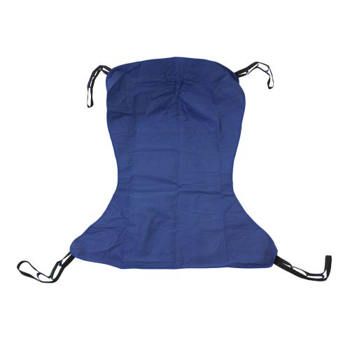Drive Medical Full Body Patient Lift Sling without Commode Opening, Blue, XL