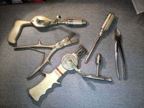 Vintage Orthopedic Surgical Tools 6 Pieces of Medical History Germany