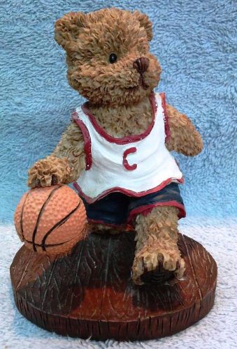 THE WINDSOR BEARS of CRANBURY COMMONS - MICHAEL &#034;GO FOR IT&#034; FIGURINE 1999