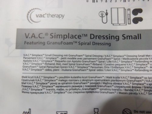 V.A.C. Simplace Dressing Small (set of 4) *Featuring GranuFoam Spiral Dressing