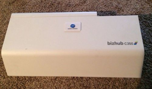 Konica Minolta Bizhub C350 Front Door Cover 4036-1001-02 Assy W/ Labels &amp; Hinges