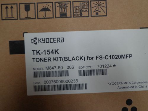 TK-154K Genuine Kyocera Toner Black for FS-C1020MFP