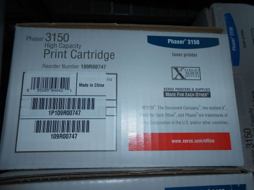 Genuine Xerox High Capacity Phaser 3150 Print Cartridge # 109R00747