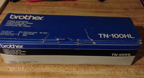 New Genuine Brother TN-100HL Black Toner Cartridge