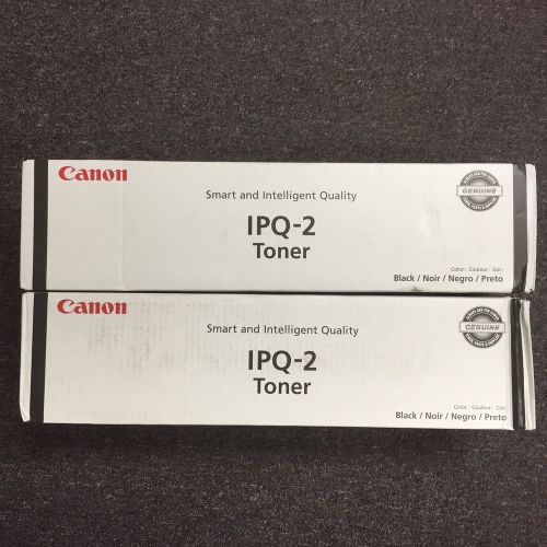 Lot Of 2 Genuine Canon IPQ-2 Black Toner 0436B003AA imagePRESS C6000 C6010 C7010