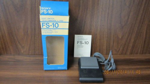 NEW !!! SONY FS-10 Foot Switch Telecommande A PIED-Remote Control plug-JAPAN