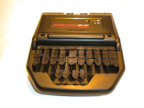 Great working stentura 400 srt stenograph with case and lots of extras and more for sale