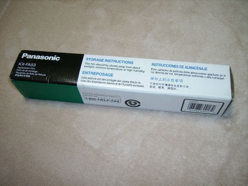 NEW Genuine Panasonic Fax ink film FX-FA53