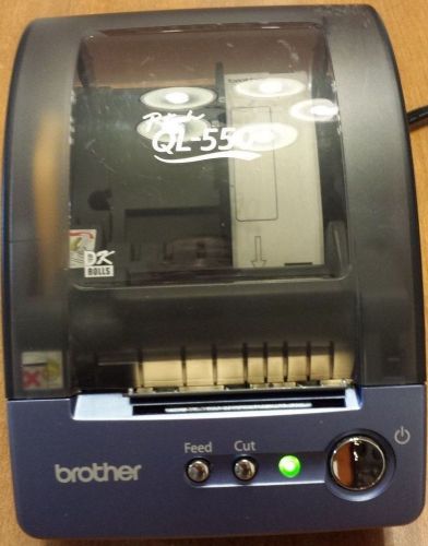BROTHER P-TOUCH QL-550 THERMAL LABEL PRINTER W/CABLE