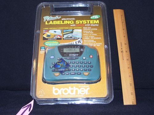 BROTHER P-TOUCH PT-65 Label Printing System + FREE BATTERIES + NEW IN PKG = :)