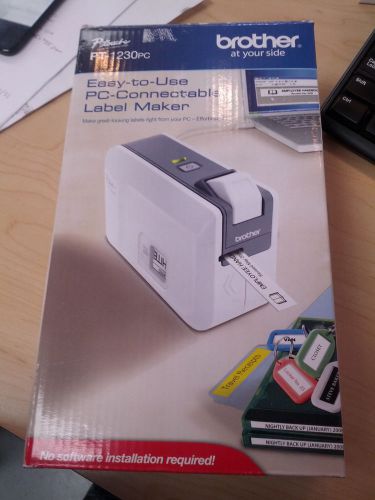 Brother P-Touch PT-1230PC Label Thermal Printer-FREE SHIPPING NIB