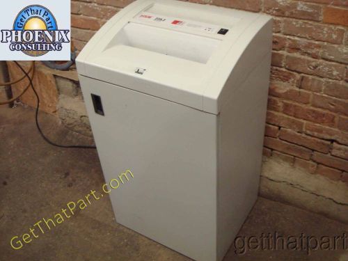 Hsm 225.2 microcut 2hp high security german industrial paper shredder for sale