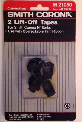 SMITH CORONA Pack of 2  LIFT OFF TAPES H21050 5/16&#034; x 20&#039; Same as  H59048