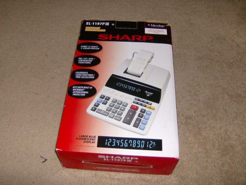 Sharp Heavy Duty Ribbon Printer, Model No. EL-1197PIII