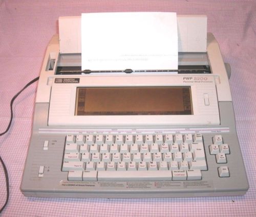 Smith corona pwp 3200 personal word processor 5n typewriter w/ 3.5&#034; floppy drive for sale