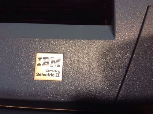 Ibm correcting selectric ii typewriter was in good working used condition read! for sale