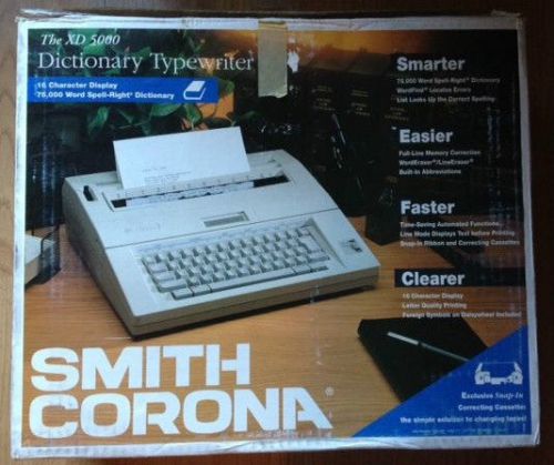 The XD 5000 Smith Corona Dictionary Typewriter