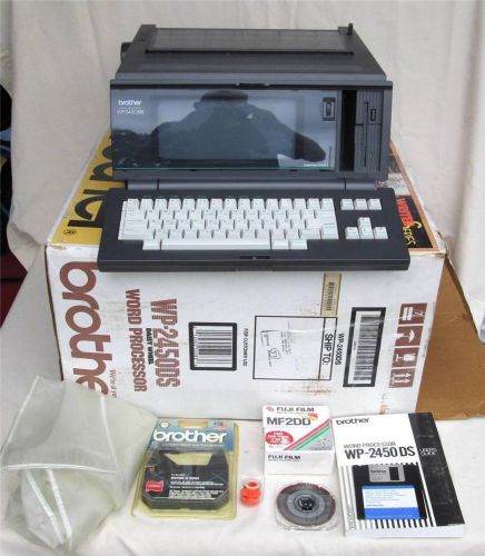 Brother model wp-2450ds daisy wheel word processor tested working in box for sale