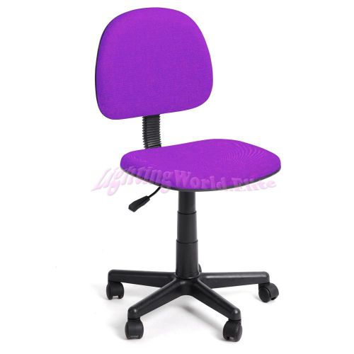 Purple adjustable office computer student desk office chair fabric mesh pads new for sale