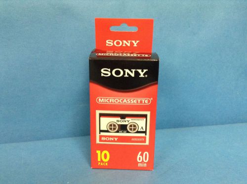 Sony 60 Minute Microcassettes - 10 Pack