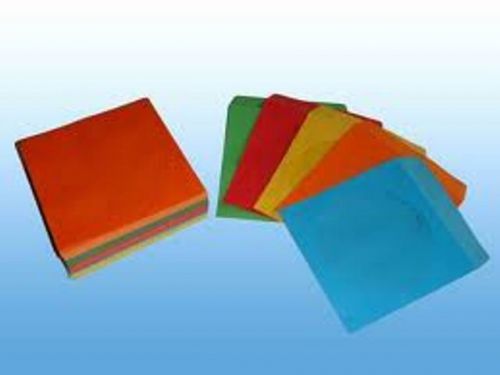 Cd cdr dvd dvdr assorted color paper sleeve 100pc for sale