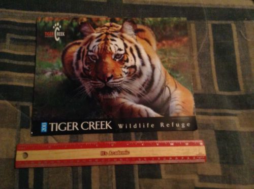 2013 Tiger Creek Wildlife Refuge WALL CALENDAR Featuring BIG CATS