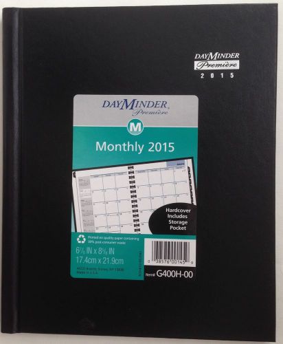DAY MINDER 2015 MONTHLY #G400H-00 HARDCOVER PLANNER W/MONTHLY TRAVEL EXPENSE