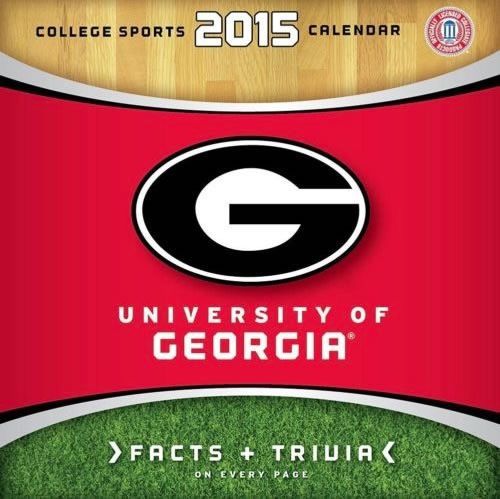 Georgia Bulldogs 2015 Box Calendar