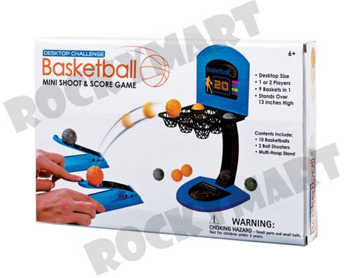 Basketballl Desktop Mini 13&#034; Shoot and Score Game Home Office Desk Dorm RM2716