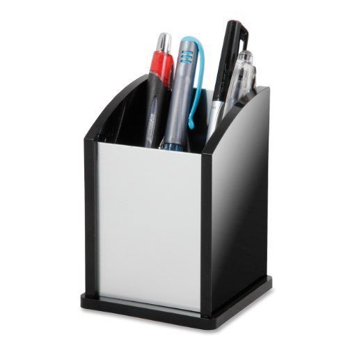 Kantek pencil/pen cup - acrylic, aluminum - 1 / each - aluminum (ba320) for sale