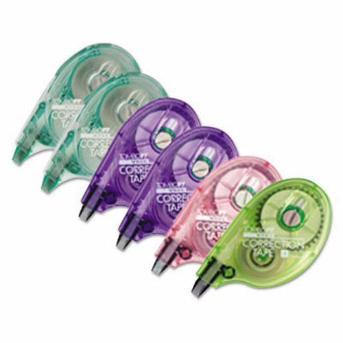 Tombow Correction Tape, Assorted Colors, 1/6&#034; x 394&#034;, 6/Pack (TOM68670)