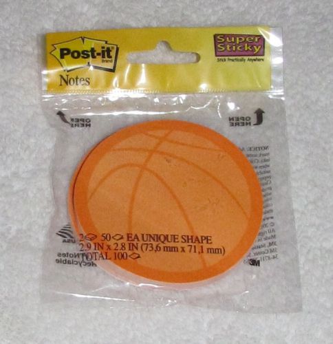 New! 2012 3m unique shape super sticky basketball sports shaped post-it notes for sale