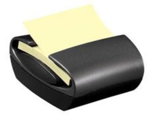 Post-it Pop-Up Note Dispenser Professional Series 3x3 In Charcoal