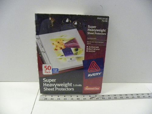 Avery Super Heavy Weight Sheet Protector, Clear 50 PC BOX NEW UNOPENED