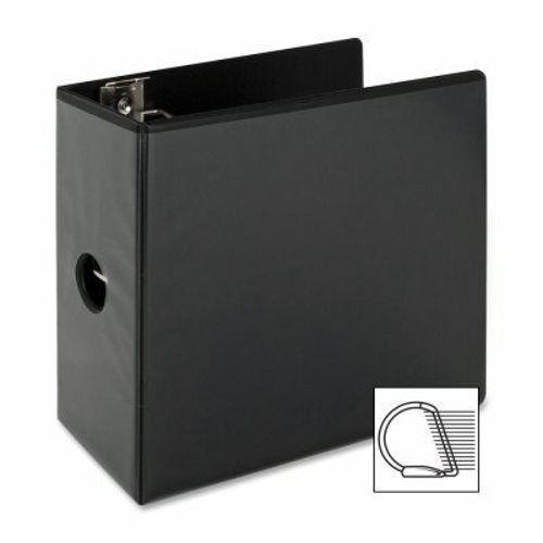 Sparco slant ring view binder, 5&#034; capacity, 8-1/2&#034;x11&#034;, black (spr62474) for sale