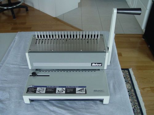 Ibico ibimatic manual punch comb binding machine - refurbished for sale