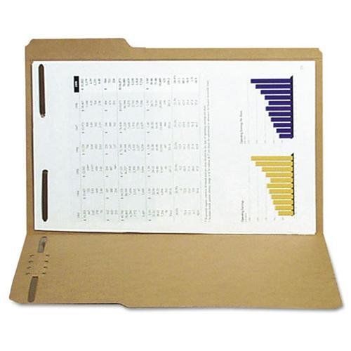 Sj Paper Reinforced Kraft Folders With Fasteners - Legal - 8.50&#034; Width (s12561)