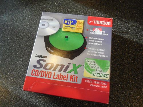 Imation SoniX CD / DVD  Label Kit for Windows &amp; Mac / Inkject Compatible