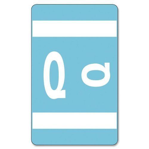 Smead 67187 light blue alphaz accs color-coded alphabetic label - q - (smd67187) for sale