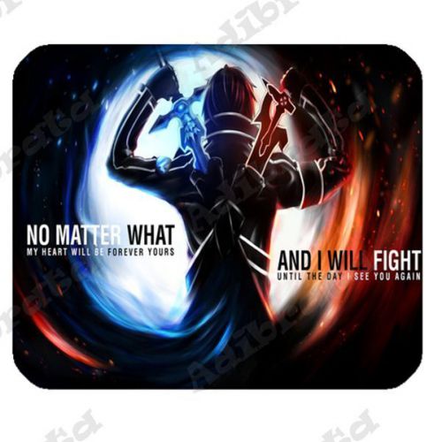 New Sword Art Online Mouse Pad Anti Slip with Rubber Backed