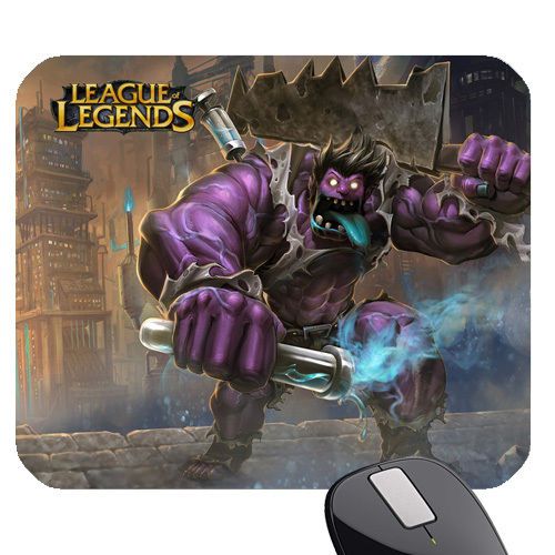 DrMundo The Madman of Zaun League of Legends Mousepad Mouse Pads xr27