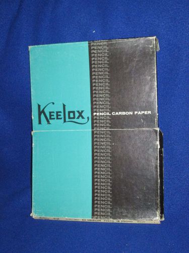Vintage KEELOX Pencil Carbon Paper - About 1/2 a box (?)